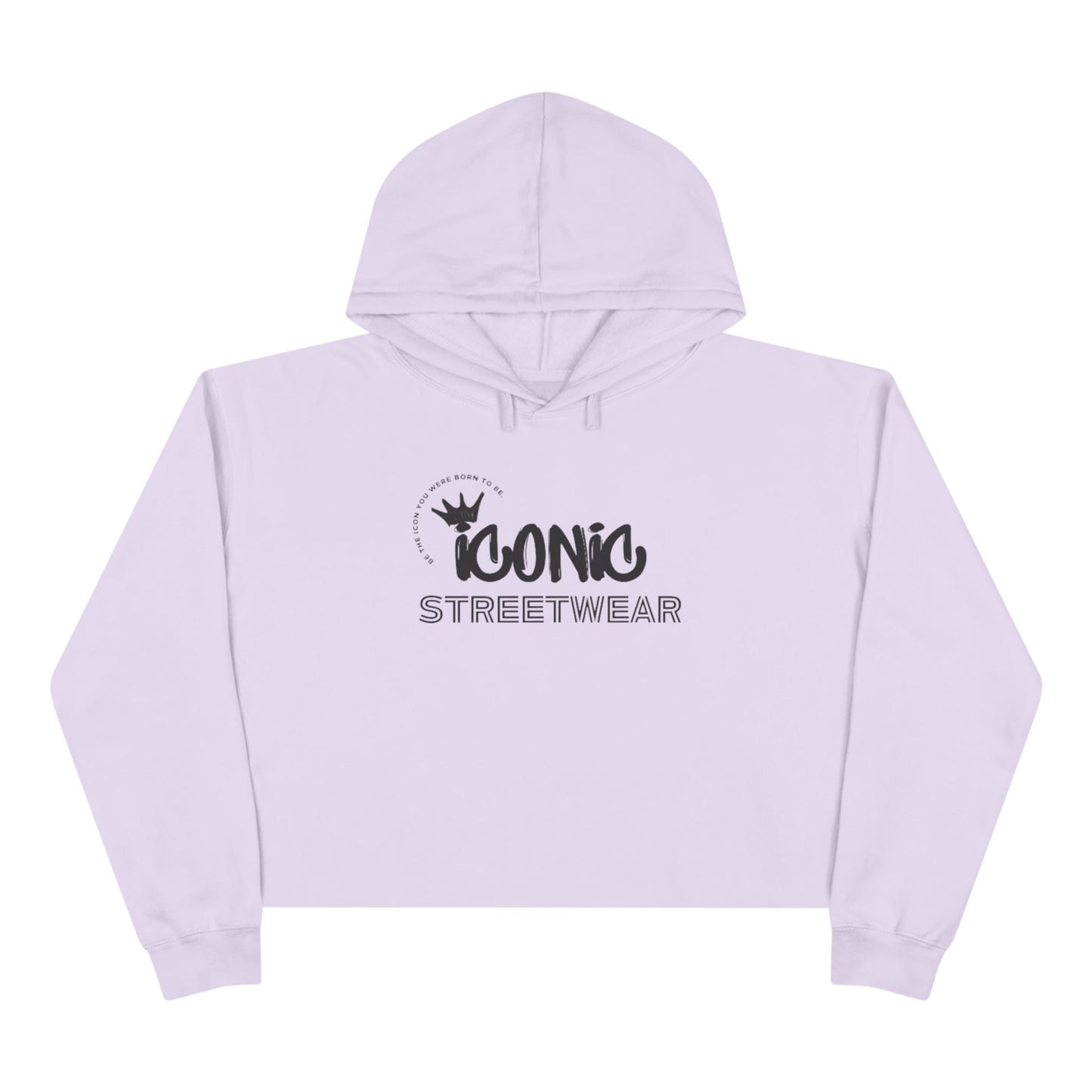 Iconic Streetwear Crop Hoodie