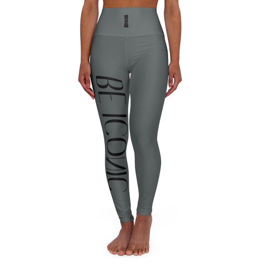 Iconic Streetwear Leggings- Dark Grey