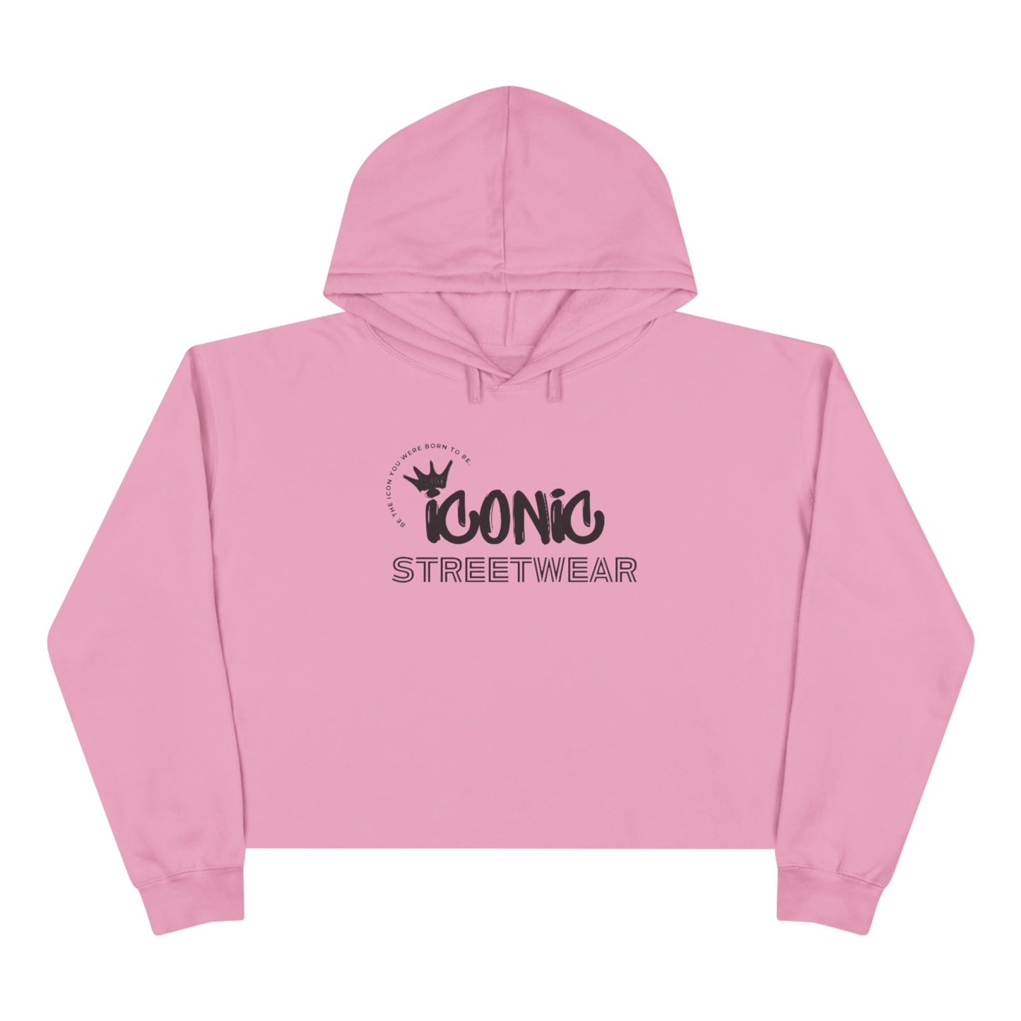 Iconic Streetwear Crop Hoodie