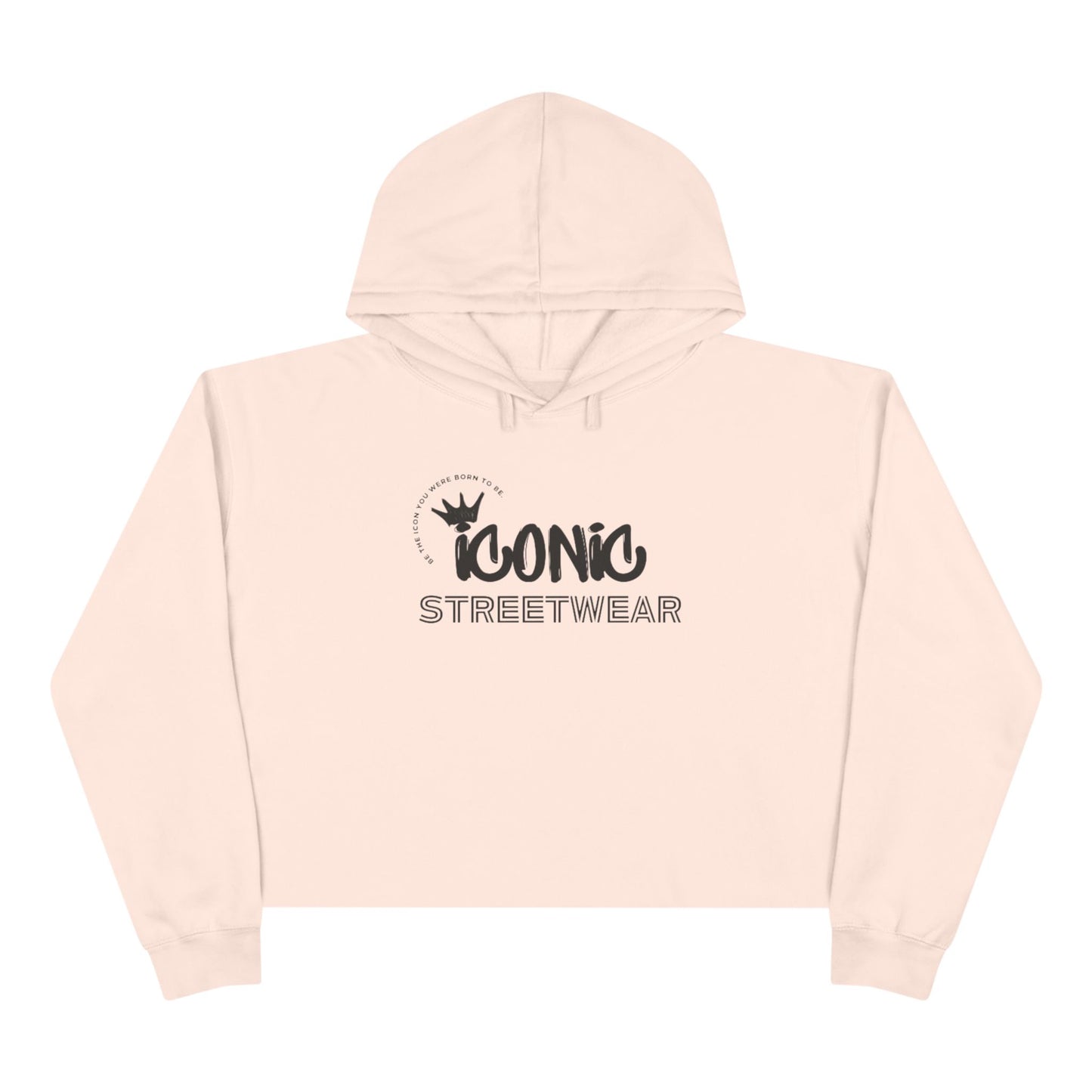 Iconic Streetwear Crop Hoodie