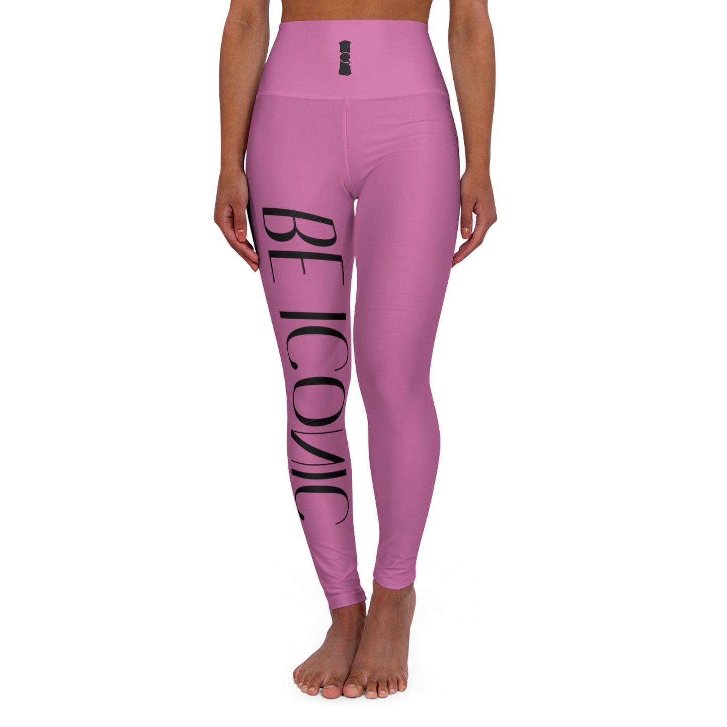 Iconic Streetwear Leggings- Light Pink