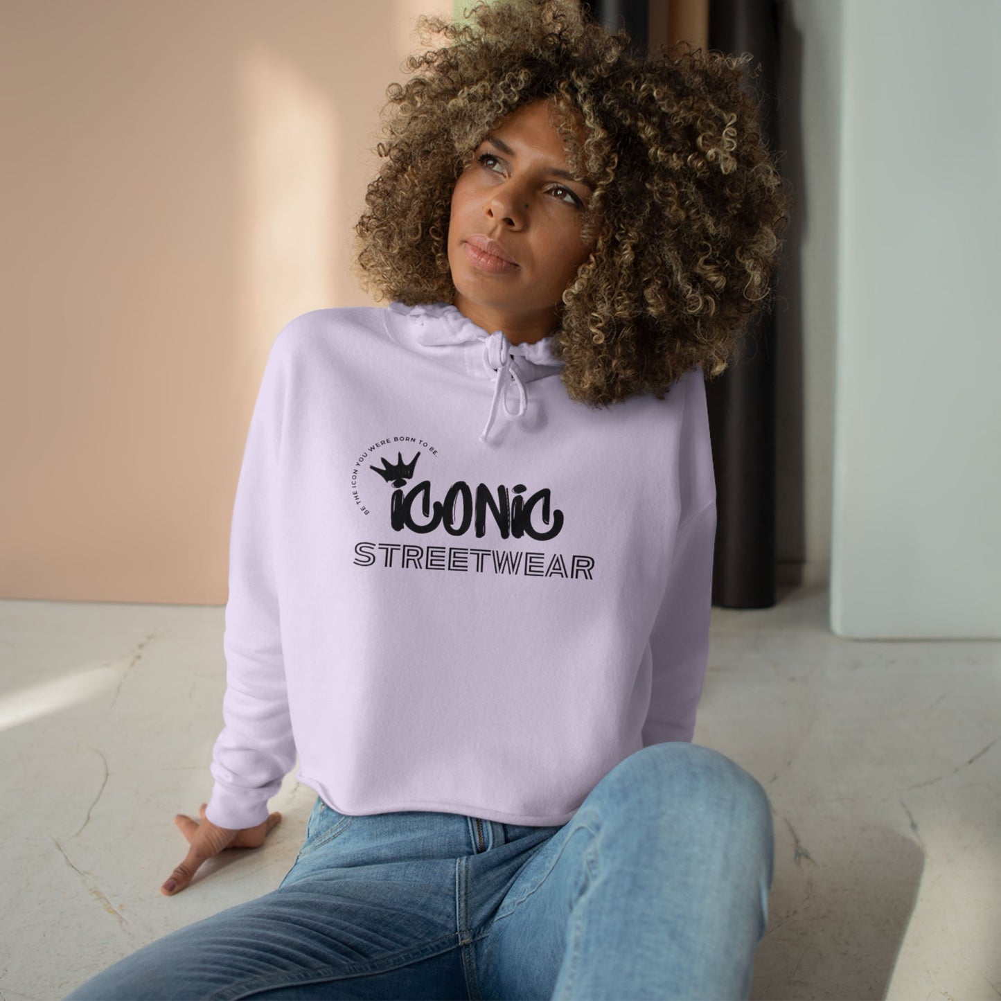 Iconic Streetwear Crop Hoodie