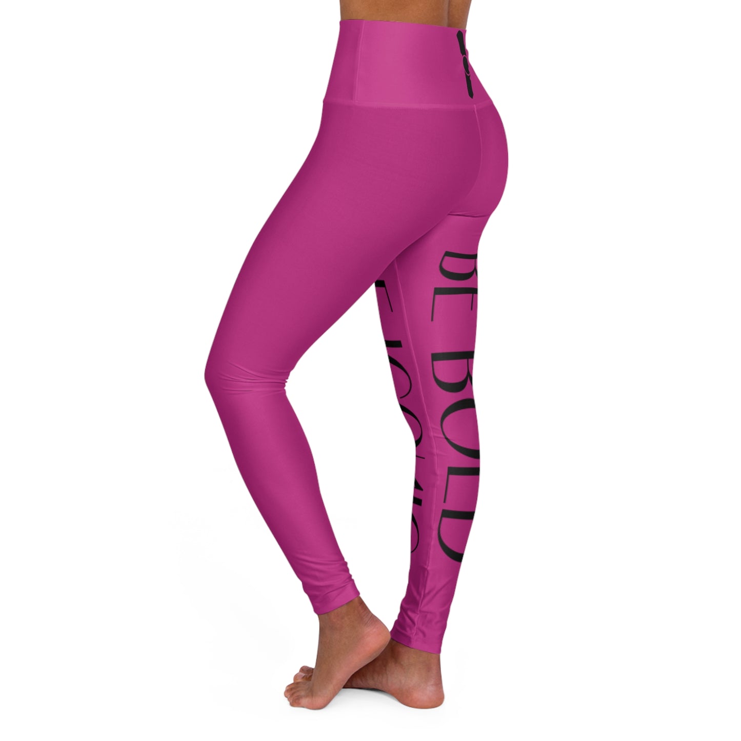 Iconic Streetwear Leggings- Dark Pink